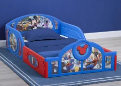 Mickey Mouse Plastic Sleep and Play Toddler Bed