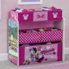 Minnie Mouse Design and Store 6 Bin Toy Organizer