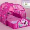 Minnie Mouse Plastic Sleep and Play Toddler Bed with Canopy