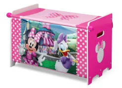Minnie Mouse Toy Box with Retractable Fabric Top