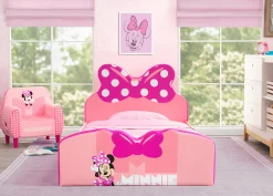 Minnie Mouse Upholstered Twin Bed