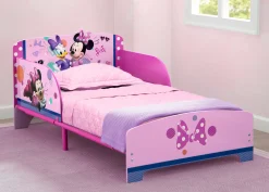 Minnie Mouse Wood & Metal Toddler Bed