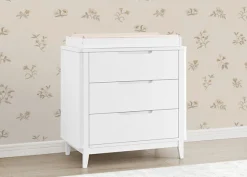 Noah 3 Drawer Dresser with Changing Top and Interlocking Drawers