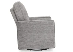Noah Upholstered Swivel Glider
