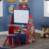 PAW Patrol Deluxe Kids Art Table - Easel, Desk, Stool, Toy Organizer