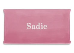 Personalized Contoured Changing Pad with Plush Cover