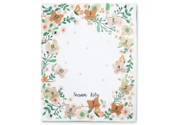 Personalized Milestone Baby Blanket