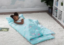 Personalized Nap Mat with Included Pillow and Blanket for Toddlers & Kids
