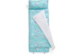 Personalized Nap Mat with Included Pillow and Blanket for Toddlers & Kids