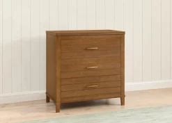 Phoebe 3 Drawer Dresser with Interlocking Drawers