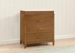 Phoebe 3 Drawer Dresser with Interlocking Drawers