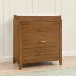 Phoebe 3 Drawer Dresser with Interlocking Drawers