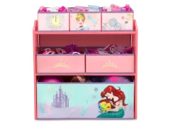 Princess 6 Bin Design and Store Toy Organizer