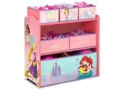 Princess 6 Bin Design and Store Toy Organizer