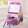 Princess Activity Center - Easel Desk with Stool & Toy Organizer