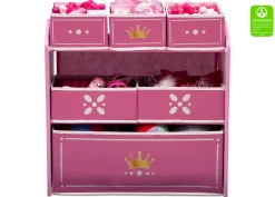 Princess Crown Multi-Bin Toy Organizer