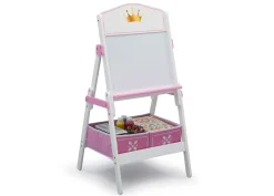 Princess Crown Wooden Activity Easel with Storage