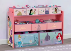 Princess Deluxe 9 Bin Design and Store Toy Organizer