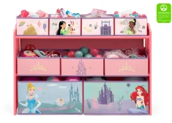 Princess Deluxe 9 Bin Design and Store Toy Organizer