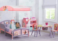 Princess Plastic Toddler Bed with Canopy