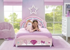 Princess Upholstered Twin Bed