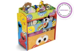 Sesame Street Multi-Bin Toy Organizer