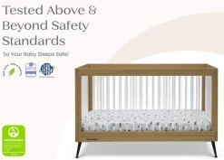 Sloane 4-in-1 Acrylic Convertible Crib