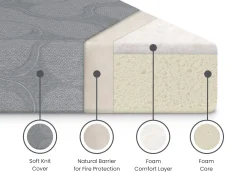 Snooze 6-inch Memory Foam Twin Mattress