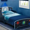 Space Adventures Rocket Ship Wood Toddler Bed