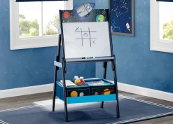 Space Adventures Wooden Activity Easel with Storage