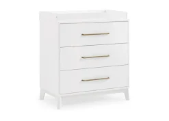 Spencer 3 Drawer Dresser with Changing Top and Interlocking Drawers