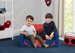Spider-Man Cozee Flip-Out Sofa - 2-in-1 Convertible Sofa to Lounger for Kids