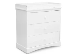 Sutton 3 Drawer Dresser with Changing Top and Interlocking Drawers