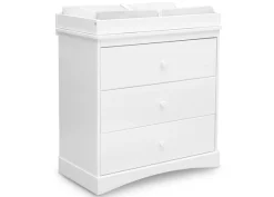 Sutton 3 Drawer Dresser with Changing Top and Interlocking Drawers