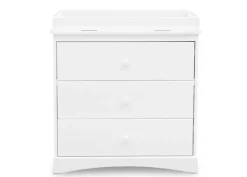 Sutton 3 Drawer Dresser with Changing Top and Interlocking Drawers