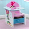 Trolls World Tour Chair Desk with Storage Bin