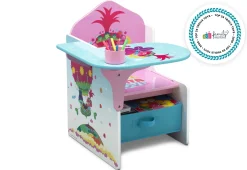 Trolls World Tour Chair Desk with Storage Bin