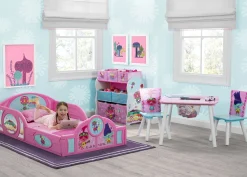 Trolls World Tour Plastic Sleep and Play Toddler Bed