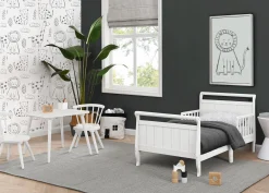 Wood Sleigh Toddler Bed
